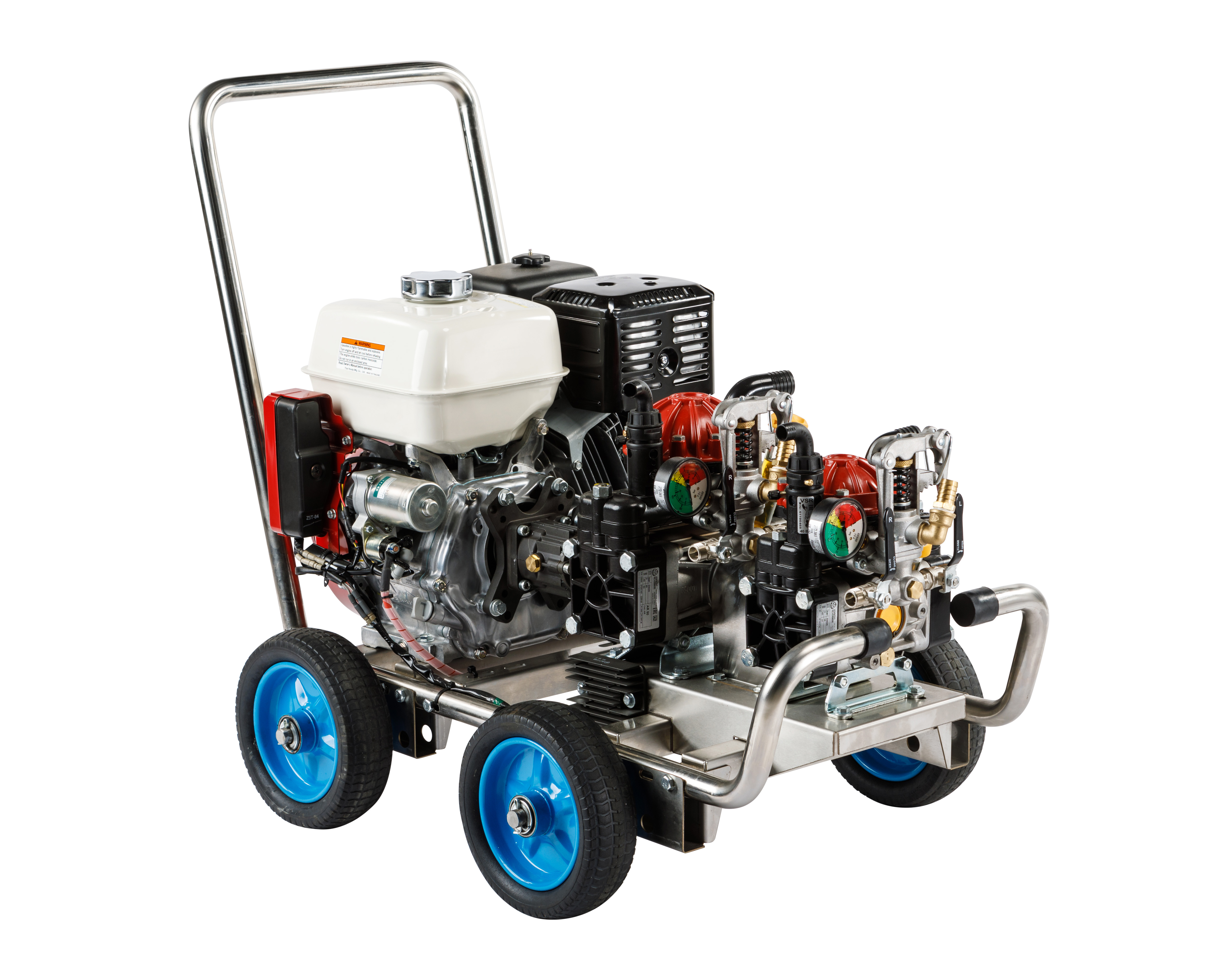 מכונה להתזה דו-רכיבית